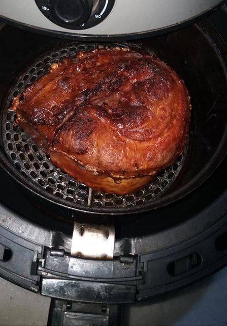 Panceta Na Air Fryer — foto enviada por cliente Lá da Roça