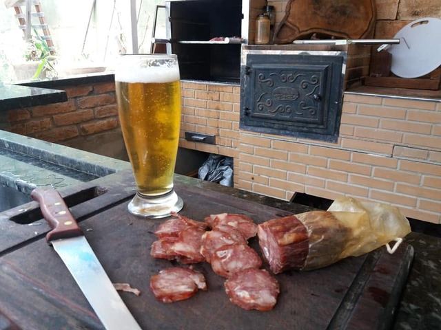 Salame — foto enviada por cliente Lá da Roça