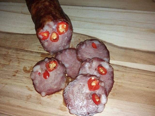 Salame — foto enviada por cliente Lá da Roça