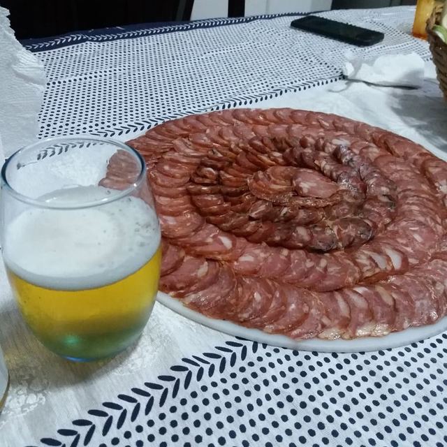 Salame — foto enviada por cliente Lá da Roça